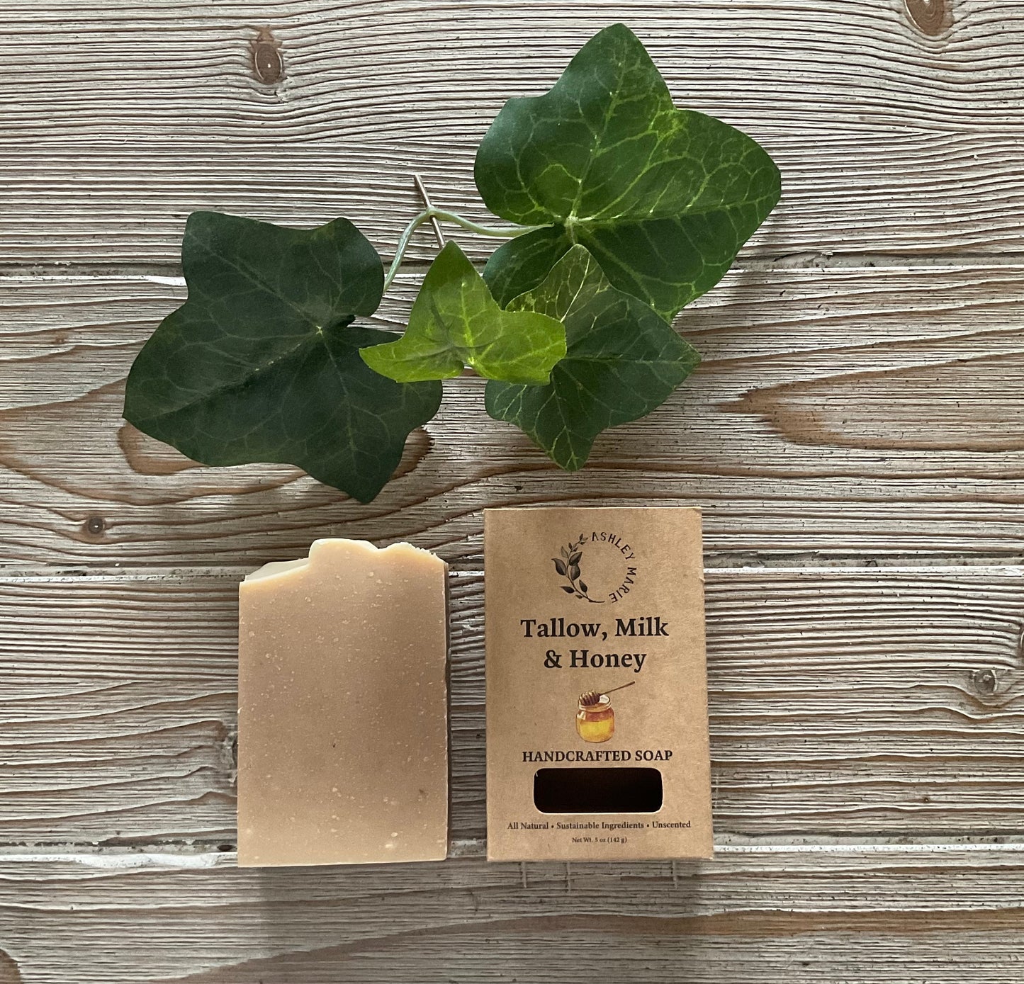 Heavenly Botanical Tallow Balm & Tallow, Milk & Honey Handcrafted Soap