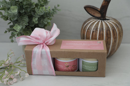 Garden Blessings Candle Sampler