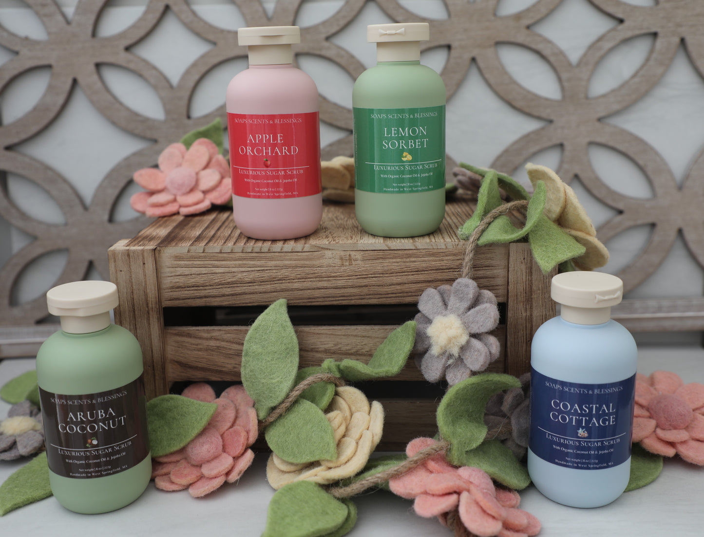 Whipped Sugar Scrubs