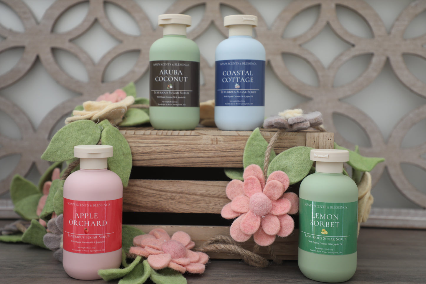 Whipped Sugar Scrubs