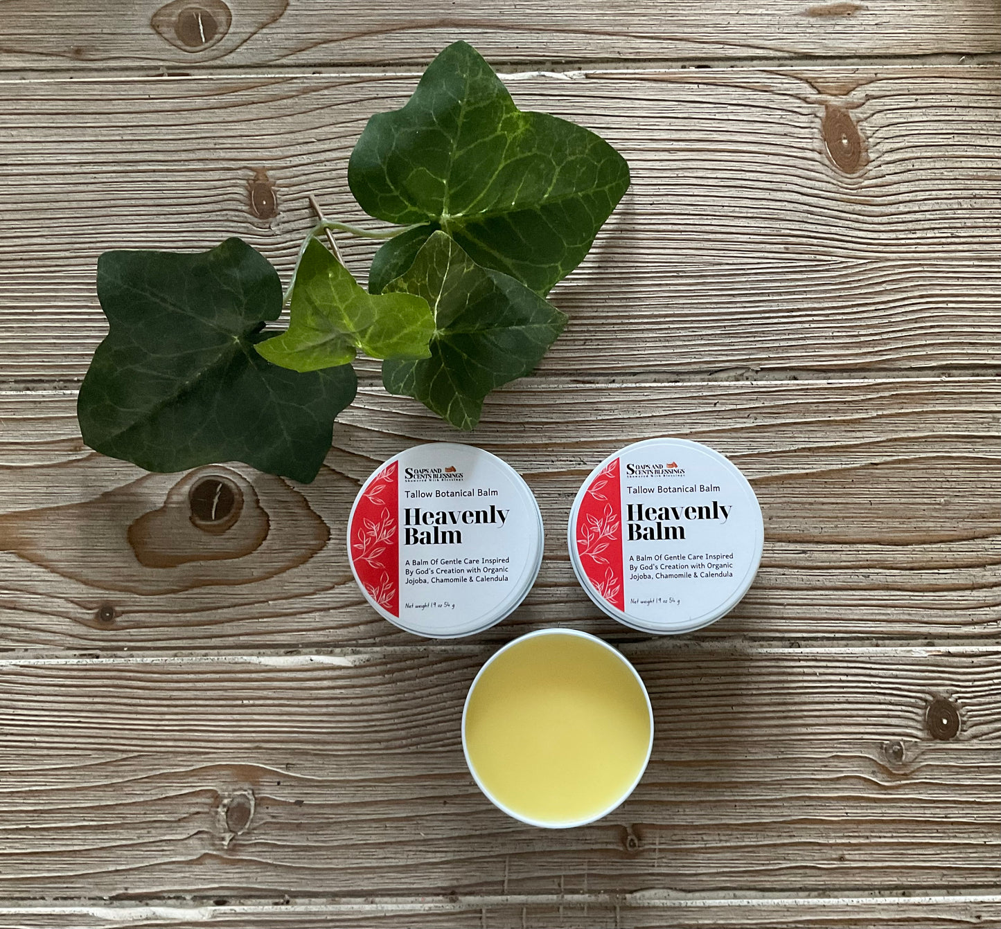 Heavenly Botanical Tallow Balm & Tallow, Milk & Honey Handcrafted Soap